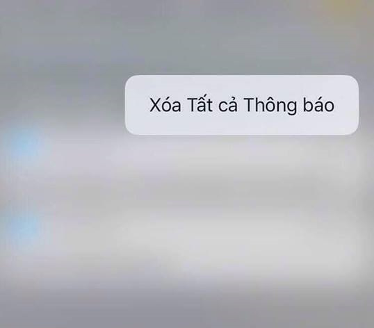 xóa tất cả thông báo bằng 3d Touch