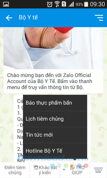 Báo thực phẩm bẩn