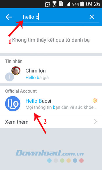 Tìm kiếm Hello Bác sĩ