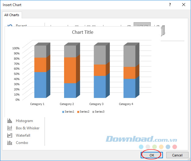 Cách vẽ biểu đồ trong Microsoft Word 2016 - Tạo biểu đồ, vẽ sơ đồ ...