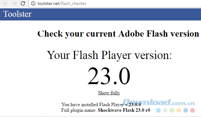 Check Flash version