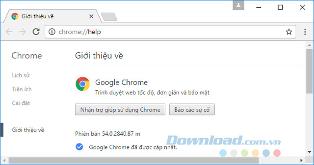Chrome mới nhất