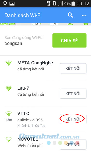 Kết nối Wifi