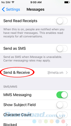 Send & Receive