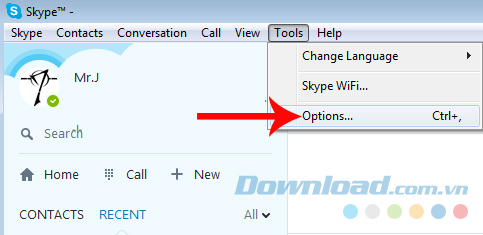 Phần mềm chat Skype