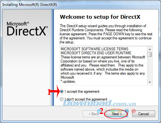 Cài đặt DirectX