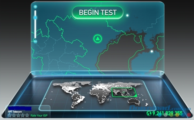 Kiểm tra IP máy và tốc độ mạng với SpeedTest