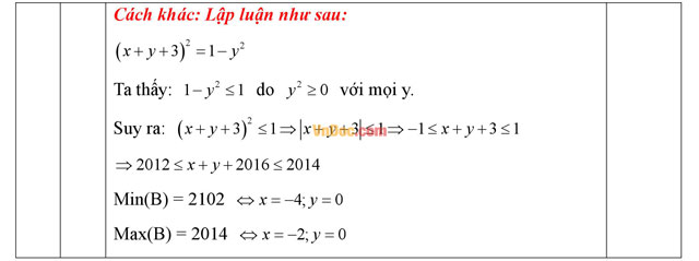 Đáp án đề thi hk1 môn Toán lớp 8