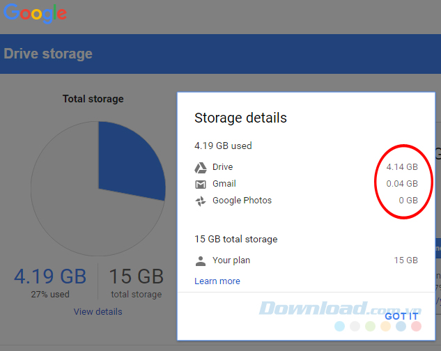 Cách giải phóng dung lượng Google Drive bị đầy