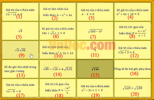 Đề thi Violympic Toán lớp 9 vòng 2