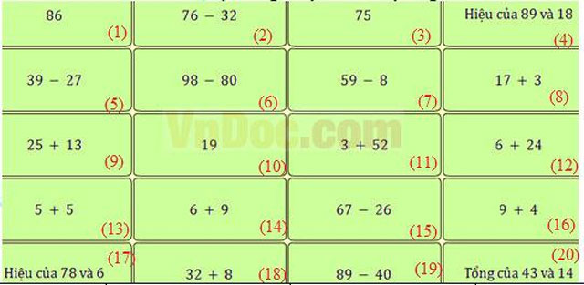 Bộ đề thi Violympic Toán lớp 2