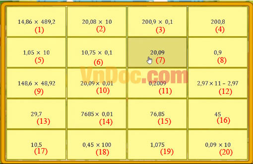 Đề thi Violympic Toán lớp 6 vòng 1