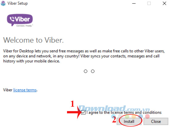 Cài đặt Viber cho PC