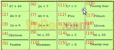 Đề thi Violympic Toán Tiếng Anh lớp 2 vòng 5