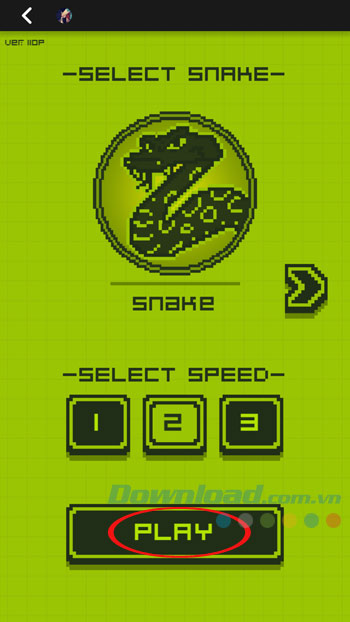 Play game Snake