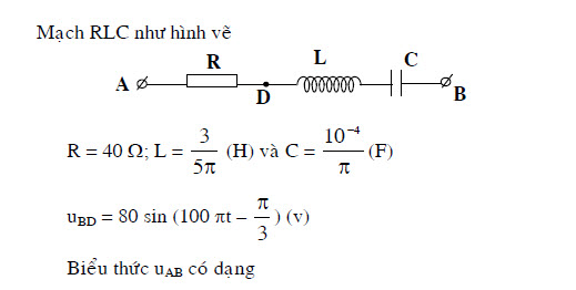 Đề thi Violympic Vật lý lớp 12