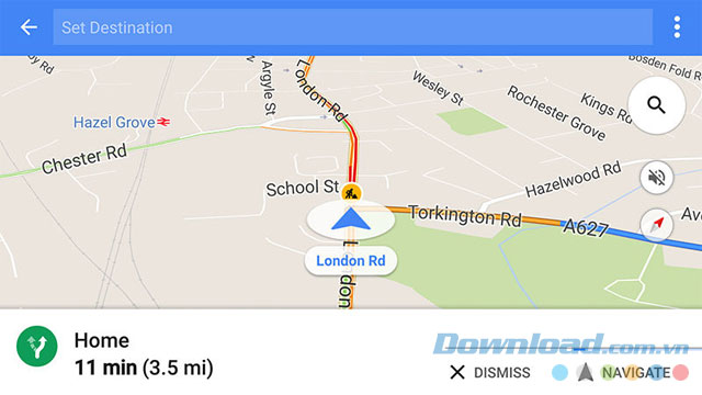 Chế độ Driving Mode trên Google Maps