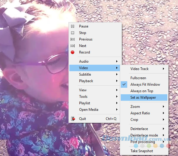 Cách cài đặt video làm hình nền máy tính - Download.vn