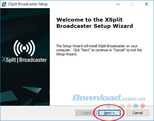 Cài đặt XSplit