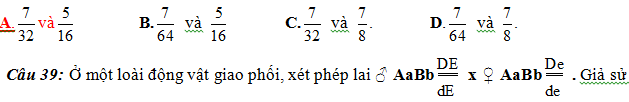 Đề thi thử THPT Quốc gia năm 2017 môn Sinh học