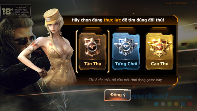 Chọn chế độ chơi