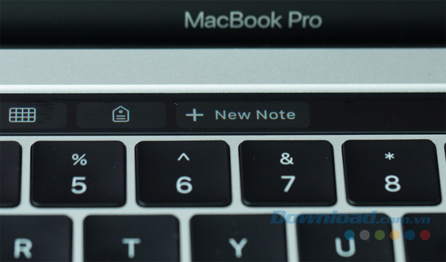 Trải nghiệm Evernote tuyệt vời với MacBook Touch Bar