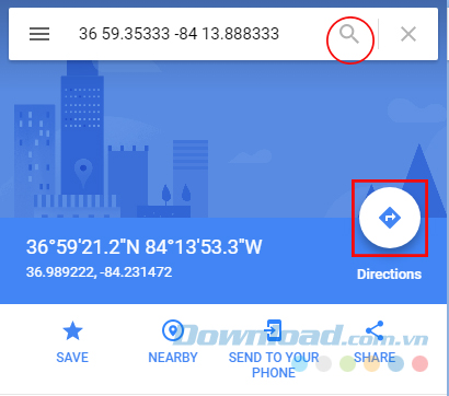 Cách lấy tọa độ trên google map android