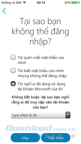 Lựa chọn lý do