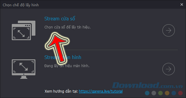 Stream cửa sổ