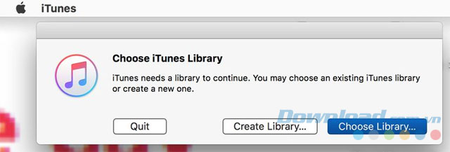 Cách tạo iTunes Library