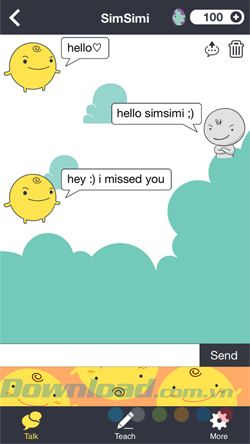 Trò chuyện với Simsimi
