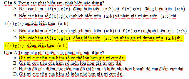 Đề thi thử THPT Quốc gia năm 2017 môn Toán trường THPT Đống Đa, Hà Nội