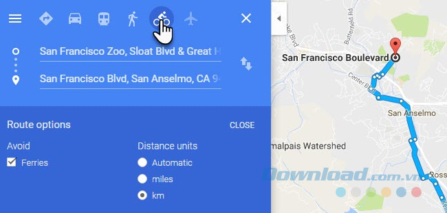 Tận dụng tính năng hữu ích dành cho người đi xe đạp của Google Maps