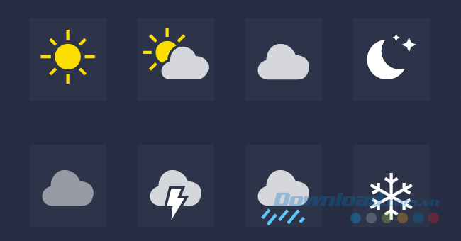 TOP ứng dụng xem Dự báo thời tiết 3-10 ngày trên iOS, Android