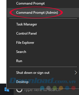 Command Prompt (Admin) 