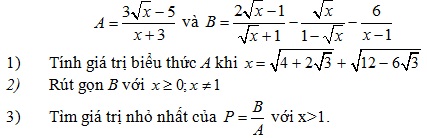 Đề thi thử vào lớp 10 môn Toán