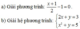 Đề thi vào lớp 10 môn Toán