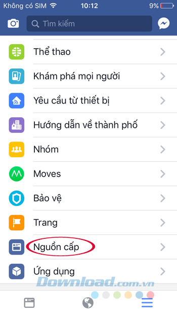 Nguồn cấp