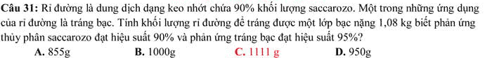 Đề thi thử THPT Quốc gia 2017 môn Hóa học