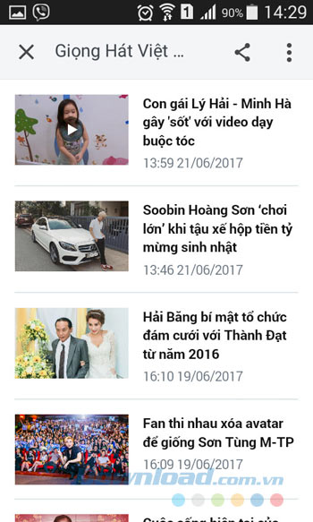 Tin tức về Giọng hát Việt nhí