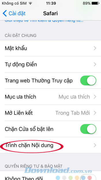 Trình chặn nội dung