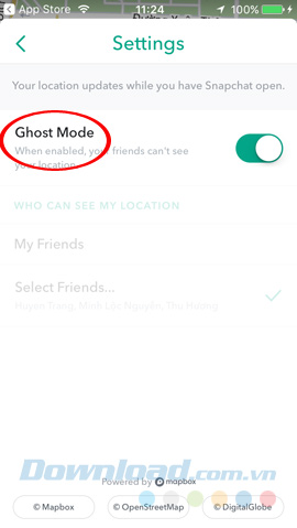 Ghost mode