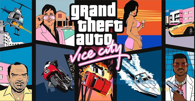 Game hành động GTA Vice City PS4