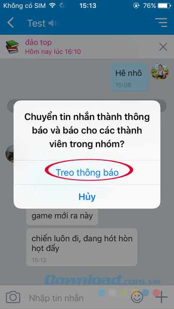 Chuyển tin nhắn