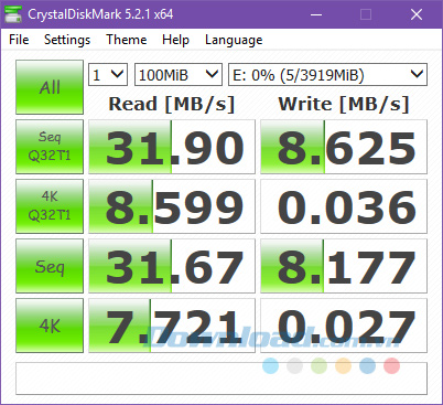 Crystal Disk Mark