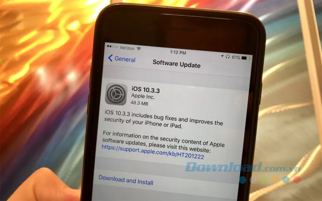 5 điều quan trọng bạn cần biết về bản cập nhật iOS 10.3.3