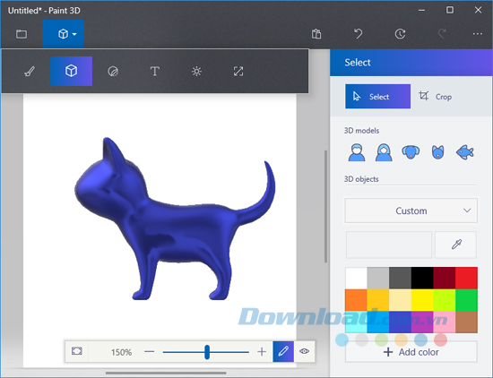 Mẹo để bắt đầu sáng tạo với Paint 3D trên Windows 10 - Download.vn