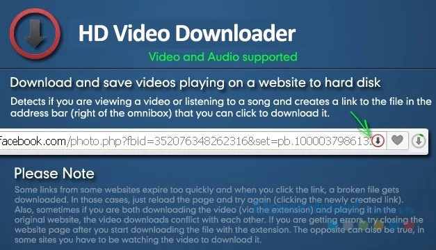 Tiện ích download video cho Chrome