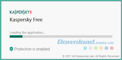 Khởi động Kaspersky Free