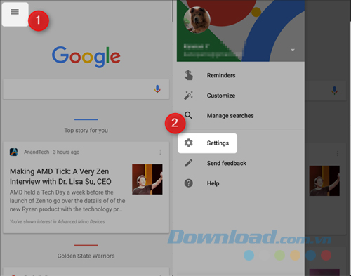 Vô hiệu hóa Google App